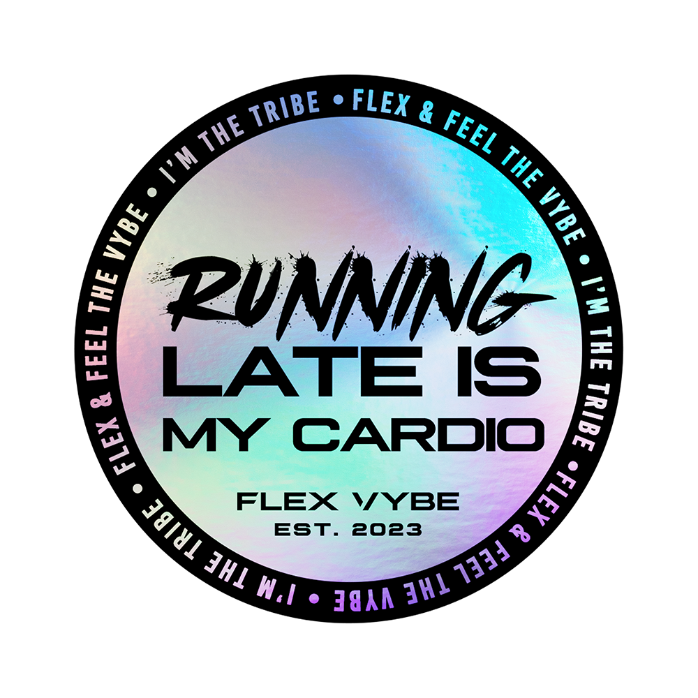 Running Late - Holographic Stickers