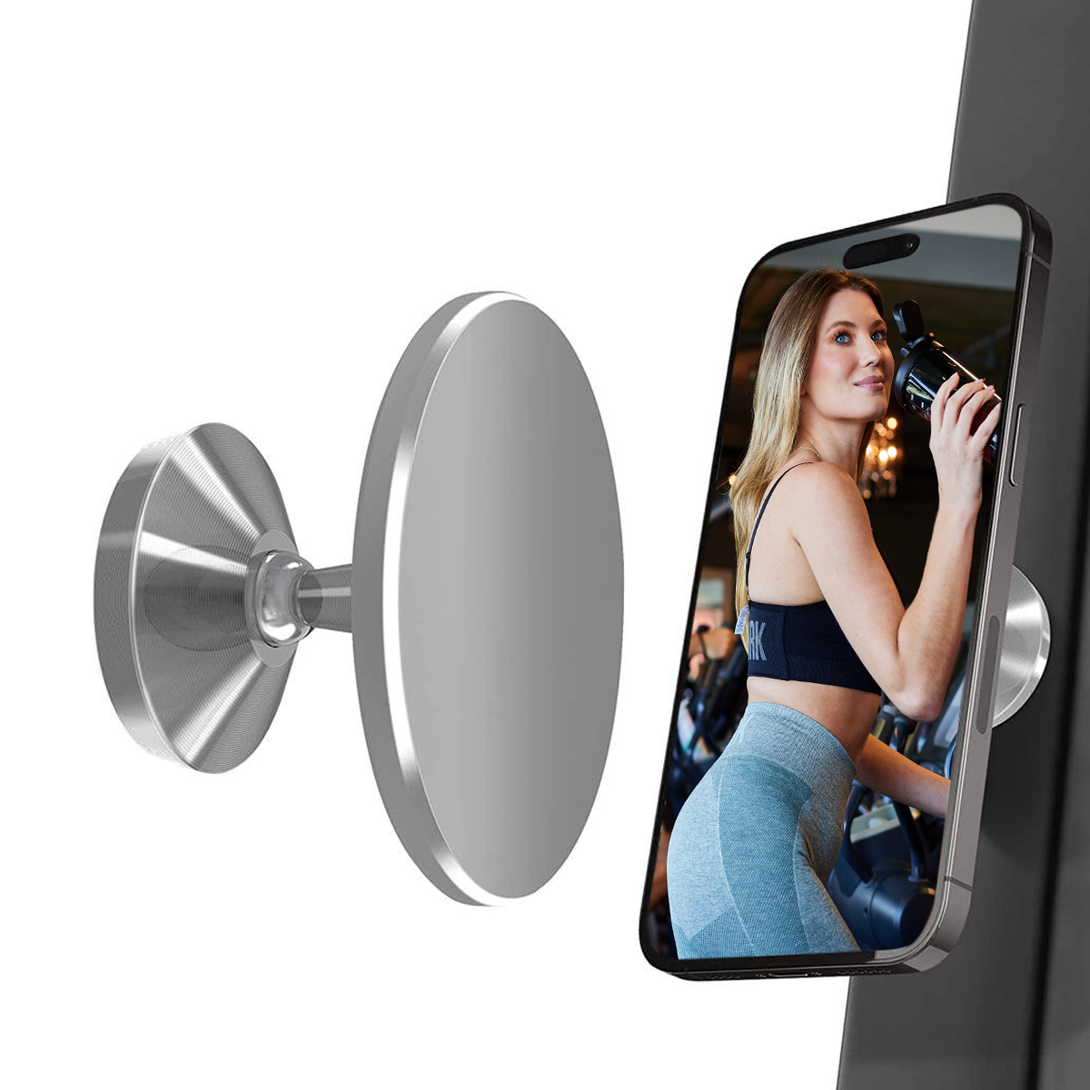 FV Dual Magnetic Phone Holder - Silver